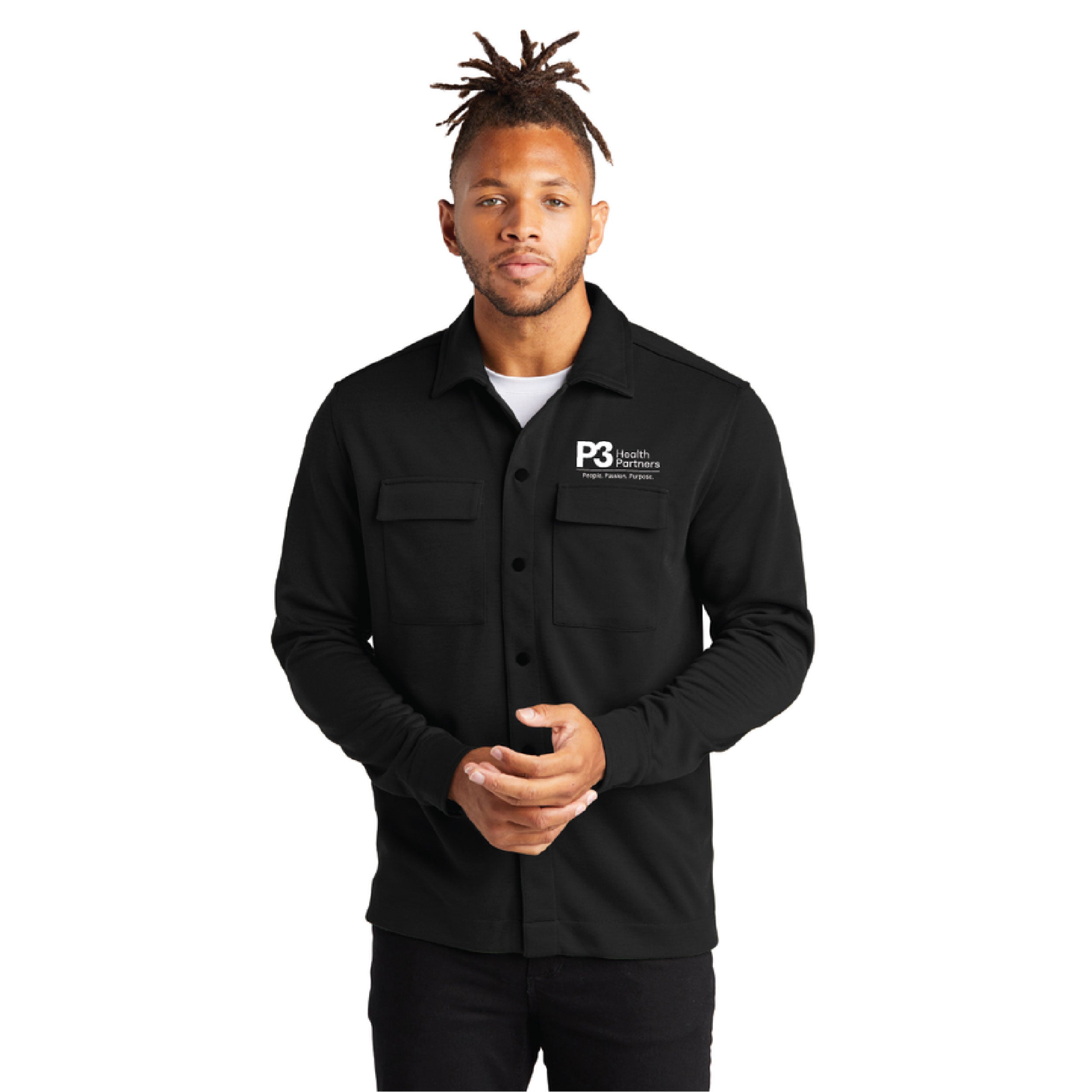 Mercer+Mettle Double-Knit Snap Front Jacket