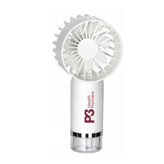 Spritz Handheld Rechargeable Misting Fan (Min. 50 required)